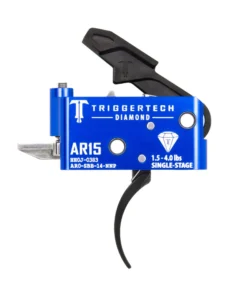 TRIGGERTECH AR15 Single-Stage Diamond Pro Curved Trigger PVD Black