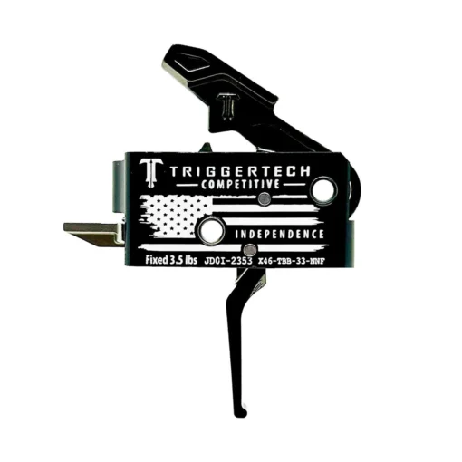 TRIGGERTECH Competitive Flat Trigger For AR-15 Black Flag