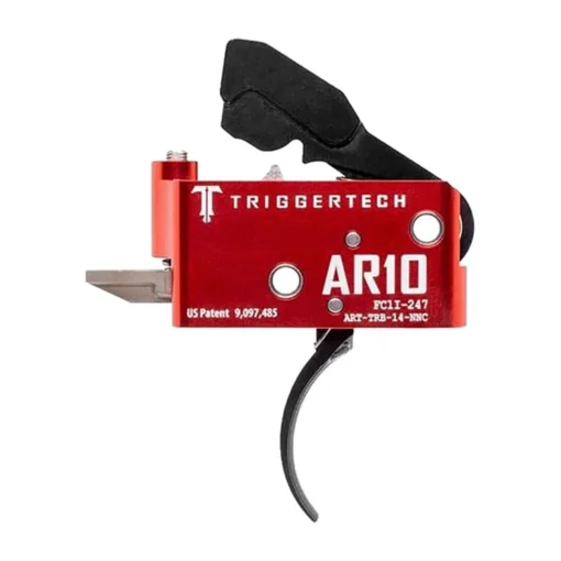 TRIGGERTECH AR .308 Diamond Trigger Black Curved Two-Stage