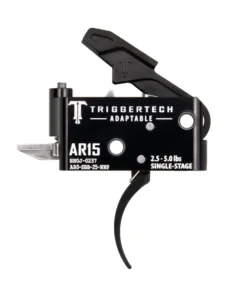 TRIGGERTECH AR15 Single-Stage Adaptable Pro Curved Trigger PVD Black